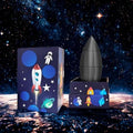 7pcs Dice Metal Rocket Black