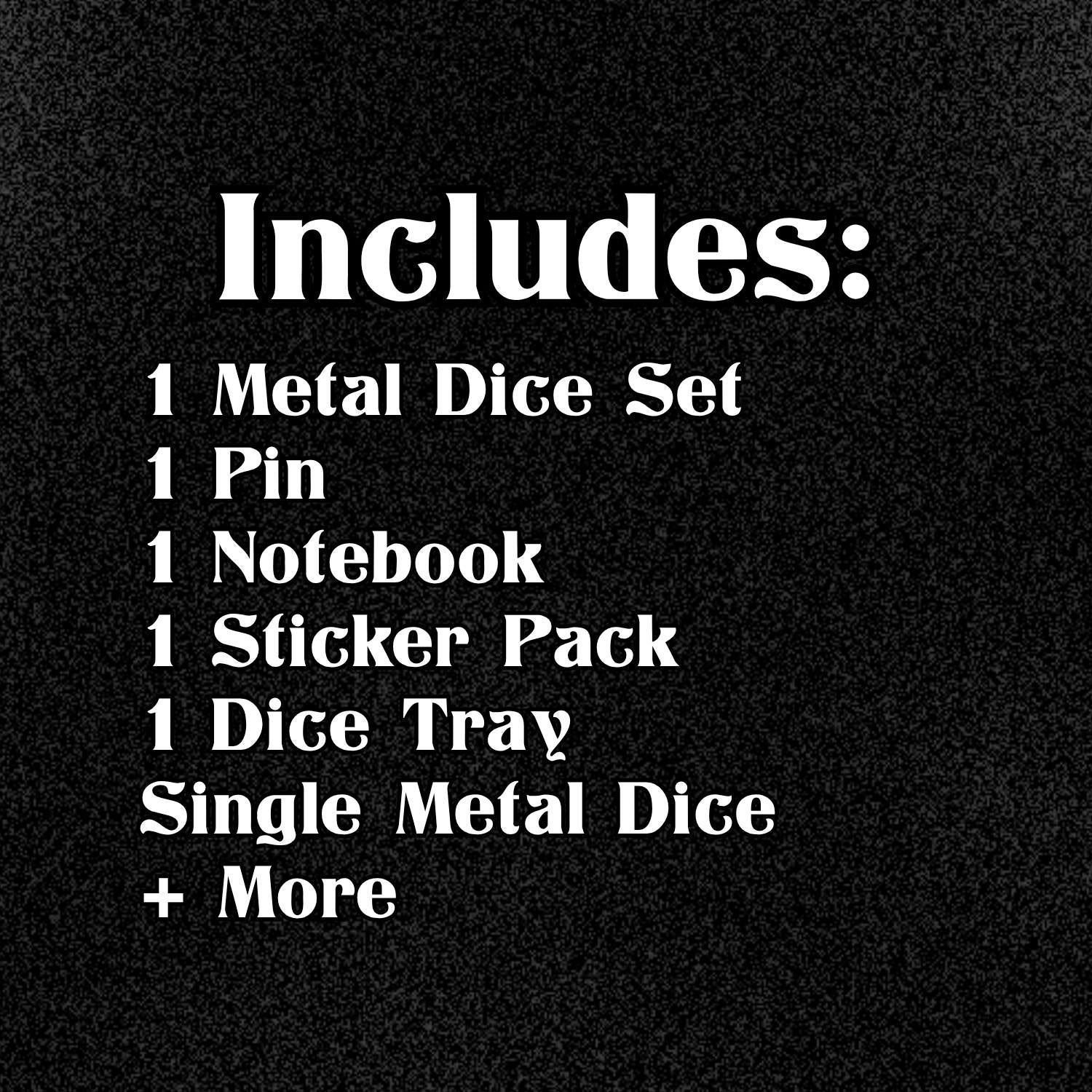 Dice Random Metal Mystery Bag