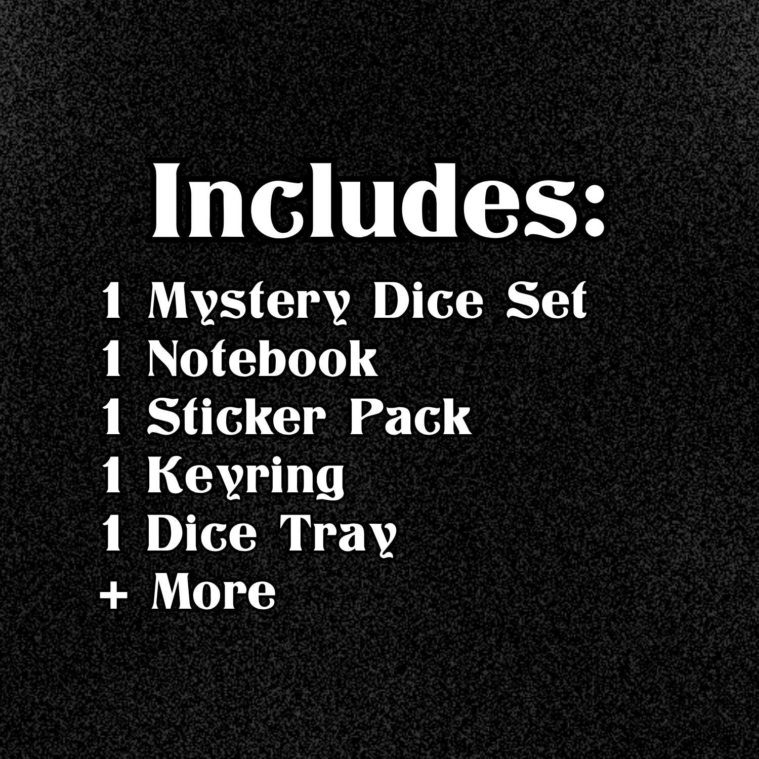 Dice Random Acrylic Resin Mystery Bag