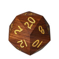 Brown Pau Rosa - D20 RPG Dice