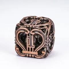 7pcs Dice Metal Hollow Lute Copper