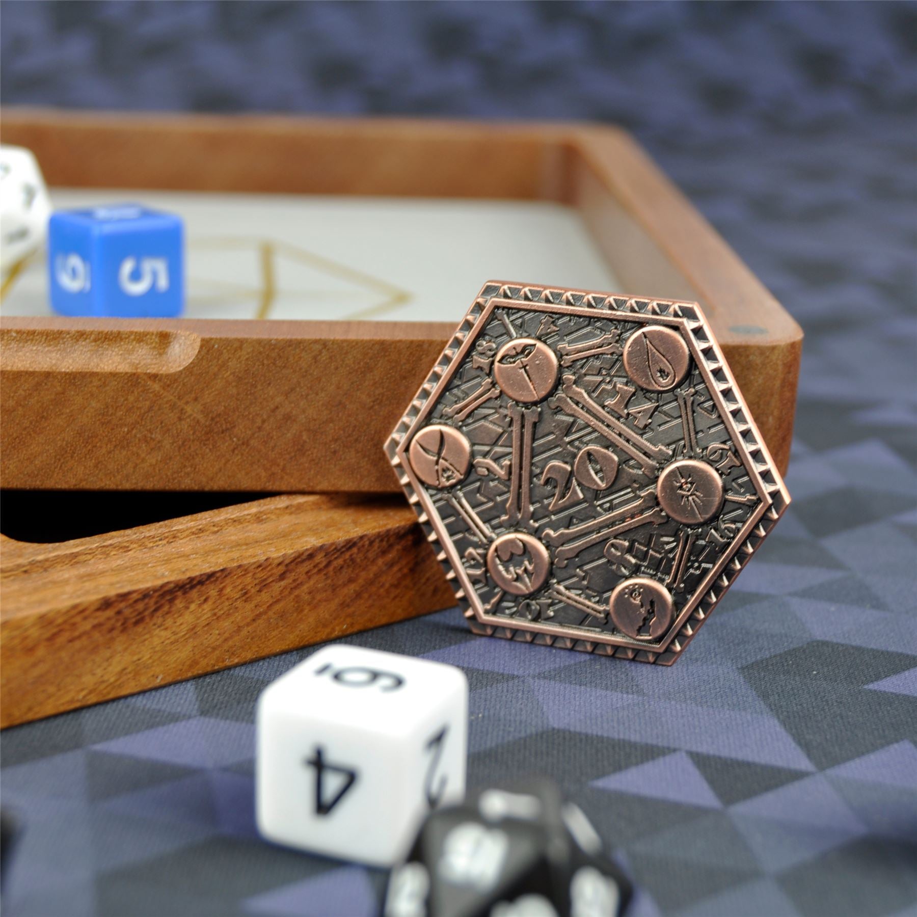 D2 RPG Coin - Shadow Washed Copper Metal