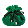 Green Bag with Compartments - Soft Dice Storage