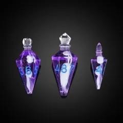Purple Potion Resin -  7pcs RPG Dice Set