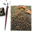 Gold Resin Eagle - A5 Handmade Hardback Notebook
