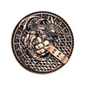 Dice Metal Spinner Dragon Egg Copper