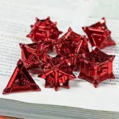 7pcs Dice Metal Pinwheel Red