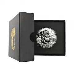 Dice Metal Spinner Dragon Egg Silver
