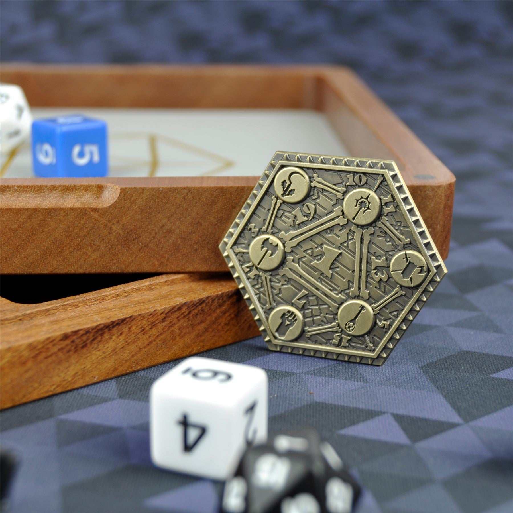 D2 RPG Coin - Shadow Washed Bronze Metal
