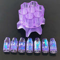 Dice Resin Spinner Six Shooter Purple