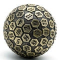 D100 RPG Dice - Bronze Metal