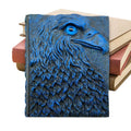 Blue Resin Eagle - A5 Handmade Hardback Notebook