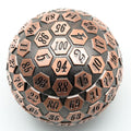 D100 RPG Dice - Copper Metal