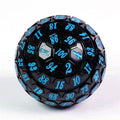 Black Raised Face Acrylic - D100 RPG Dice