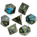 Blue Labradorite Gemstone - 7pcs RPG Dice Set