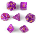 Silk Magenta Acrylic - 7pcs RPG Mini Dice Set