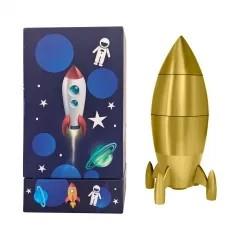 7pcs Dice Metal Rocket Gold
