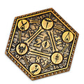 D2 RPG Coin - Shadow Washed Gold Metal