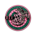 Dice Metal Spinner Dragon Egg Pink Green