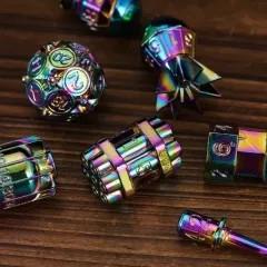 7pcs Dice Metal Bomb Rainbow