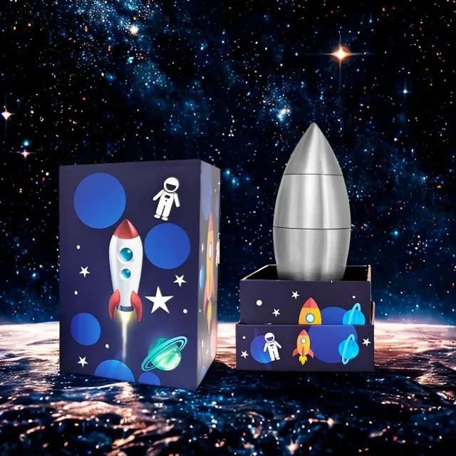 7pcs Dice Metal Rocket Silver