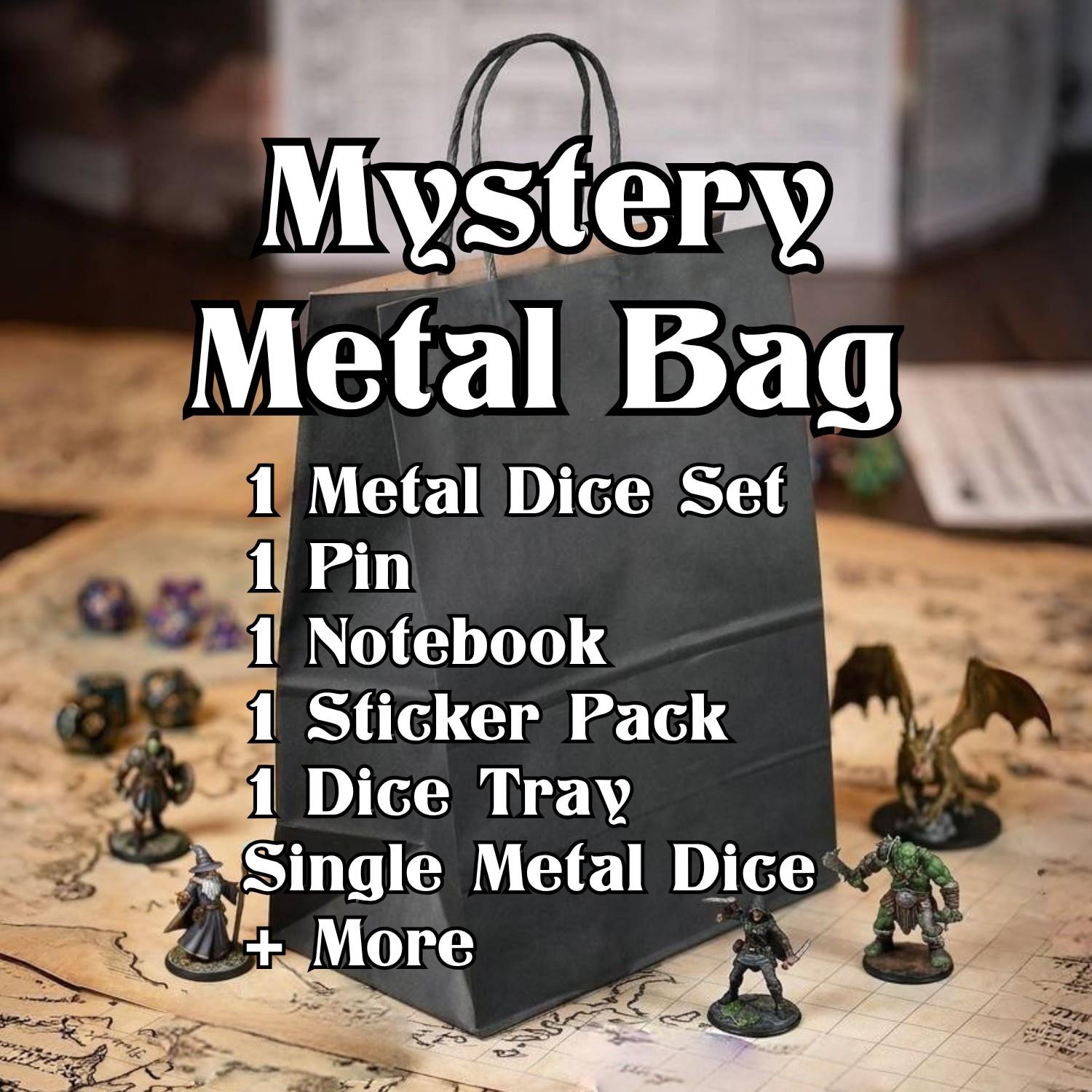 Dice Random Metal Mystery Bag