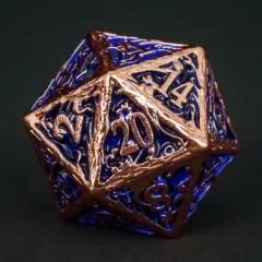 7pcs Dice Metal Druid Vine Copper Font Purple