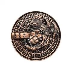 Dice Metal Spinner Dragon Egg Copper